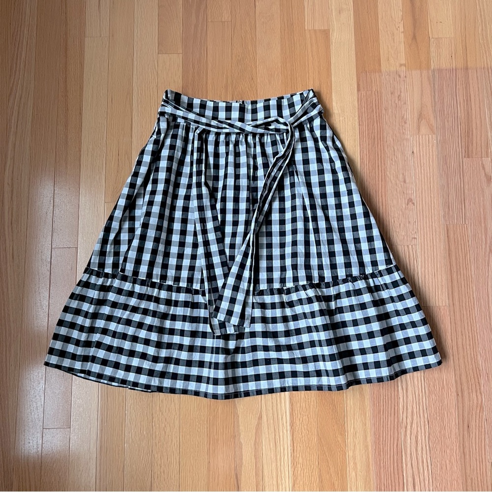 J.Crew Factory Gingham Skirt